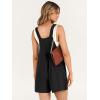 imageANRABESS Womens Summer Casual Rompers Bib Short Overalls Loose Linen Jumpsuit Beach Outfits Travel Vacation ClothesBlack