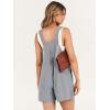 imageANRABESS Womens Summer Casual Rompers Bib Short Overalls Loose Linen Jumpsuit Beach Outfits Travel Vacation ClothesGray