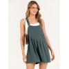 imageANRABESS Womens Summer Casual Rompers Bib Short Overalls Loose Linen Jumpsuit Beach Outfits Travel Vacation ClothesGray Blue