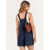 imageANRABESS Womens Summer Casual Rompers Bib Short Overalls Loose Linen Jumpsuit Beach Outfits Travel Vacation ClothesNavy Blue