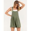 imageANRABESS Womens Summer Casual Rompers Bib Short Overalls Loose Linen Jumpsuit Beach Outfits Travel Vacation ClothesOlive