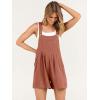 imageANRABESS Womens Summer Casual Rompers Bib Short Overalls Loose Linen Jumpsuit Beach Outfits Travel Vacation ClothesRust