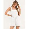 imageANRABESS Womens Summer Casual Rompers Bib Short Overalls Loose Linen Jumpsuit Beach Outfits Travel Vacation ClothesWhite