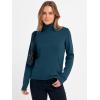 imageANRABESS Womens Turtleneck Long Sleeve Sweater Tops Casual Soft Knit Fit Lightweight Basic Pullover 2025 Fall Work OutfitsDark Teal