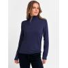 imageANRABESS Womens Turtleneck Long Sleeve Sweater Tops Casual Soft Knit Fit Lightweight Basic Pullover 2025 Fall Work OutfitsNavy Blue