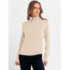 imageANRABESS Womens Turtleneck Long Sleeve Sweater Tops Casual Soft Knit Fit Lightweight Basic Pullover 2025 Fall Work OutfitsParchment