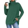imageANRABESS Womens Oversized Sweater Turtleneck Long Sleeve Casual Knit Tunic Pullover Sweaters Tops 2025 Fall Winter OutfitsForest Green