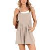 imageANRABESS Womens Summer Casual Rompers Bib Short Overalls Loose Linen Jumpsuit Beach Outfits Travel Vacation ClothesApricot