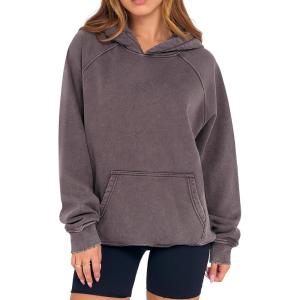 imageANRABESS Womens Acid Wash Hoodie Oversized Long Sleeve 2025 Fall Fashion SweatshirtsLight Coffee