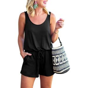 imageANRABESS Womens Rompers Casual Dressy Sleeveless One Piece Shorts Jumpsuit Loose 2025 Summer Vacation Outfits Clothes Black Medium
