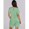 imageANRABESS Rompers for Women Summer Casual Short Sleeve Jumpsuits V Neck Loose Fit One Piece Outfits with Pockets 2025 ClothesLight Green