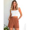imageANRABESS Shorts for Women Summer Casual Elastic High Waisted Dressy Lounge Shorts Comfy Bottoms 2025 Beach Vacation ClothesCaramel