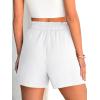 imageANRABESS Shorts for Women Summer Casual Elastic High Waisted Dressy Lounge Shorts Comfy Bottoms 2025 Beach Vacation ClothesWhite