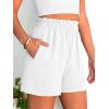 imageANRABESS Shorts for Women Summer Casual Elastic High Waisted Dressy Lounge Shorts Comfy Bottoms 2025 Beach Vacation ClothesWhite