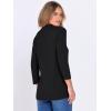 imageANRABESS Women 34 Length Sleeve Tops V Neck Basic Dressy Casual Business Tunic Tee Shirts 2025 Fall Summer Trendy OutfitsBlack