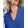 imageANRABESS Women 34 Length Sleeve Tops V Neck Basic Dressy Casual Business Tunic Tee Shirts 2025 Fall Summer Trendy OutfitsBlue