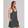 imageANRABESS Women Athletic Dress Summer Tennis Workout Active Sports Mini Romper Dress Built in Shorts Travel Vacation ClothesDeep Gray