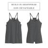 imageANRABESS Women Athletic Dress Summer Tennis Workout Active Sports Mini Romper Dress Built in Shorts Travel Vacation ClothesGray