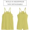 imageANRABESS Women Athletic Dress Summer Tennis Workout Active Sports Mini Romper Dress Built in Shorts Travel Vacation ClothesLight Green