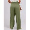 imageANRABESS Women Linen Palazzo Pants Summer Boho Wide Leg High Waist Casual Lounge Pant 2025 Beach Travel Vacation OutfitsArmy Green