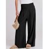 imageANRABESS Women Linen Palazzo Pants Summer Boho Wide Leg High Waist Casual Lounge Pant 2025 Beach Travel Vacation OutfitsBlack