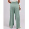 imageANRABESS Women Linen Palazzo Pants Summer Boho Wide Leg High Waist Casual Lounge Pant 2025 Beach Travel Vacation OutfitsGreen Blue