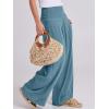 imageANRABESS Women Linen Palazzo Pants Summer Boho Wide Leg High Waist Casual Lounge Pant 2025 Beach Travel Vacation OutfitsLake