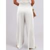 imageANRABESS Women Linen Palazzo Pants Summer Boho Wide Leg High Waist Casual Lounge Pant 2025 Beach Travel Vacation OutfitsWhite
