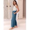 imageANRABESS Women Linen Pants Casual Loose High Waist Boho Wide Leg Cropped Palazzo Beach Pants Summer Outfits 2025 TrendyLake Blue