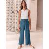 imageANRABESS Women Linen Pants Casual Loose High Waist Boho Wide Leg Cropped Palazzo Beach Pants Summer Outfits 2025 TrendyLake Blue