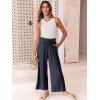 imageANRABESS Women Linen Pants Casual Loose High Waist Boho Wide Leg Cropped Palazzo Beach Pants Summer Outfits 2025 TrendyNavy Blue