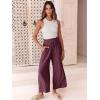 imageANRABESS Women Linen Pants Casual Loose High Waist Boho Wide Leg Cropped Palazzo Beach Pants Summer Outfits 2025 TrendyPurple