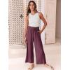 imageANRABESS Women Linen Pants Casual Loose High Waist Boho Wide Leg Cropped Palazzo Beach Pants Summer Outfits 2025 TrendyPurple