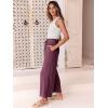 imageANRABESS Women Linen Pants Casual Loose High Waist Boho Wide Leg Cropped Palazzo Beach Pants Summer Outfits 2025 TrendyPurple