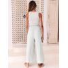 imageANRABESS Women Linen Pants Casual Loose High Waist Boho Wide Leg Cropped Palazzo Beach Pants Summer Outfits 2025 TrendyWhite