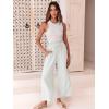 imageANRABESS Women Linen Pants Casual Loose High Waist Boho Wide Leg Cropped Palazzo Beach Pants Summer Outfits 2025 TrendyWhite