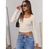 imageANRABESS Women Long Sleeve Crop Tops Scoop Neck Ribbed Knit Tight Slim Fit 2025 Fall Going Out Sexy TShirts Basic Tee ShirtsBeige