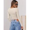 imageANRABESS Women Long Sleeve Crop Tops Scoop Neck Ribbed Knit Tight Slim Fit 2025 Fall Going Out Sexy TShirts Basic Tee ShirtsBeige