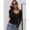 imageANRABESS Women Long Sleeve Crop Tops Scoop Neck Ribbed Knit Tight Slim Fit 2025 Fall Going Out Sexy TShirts Basic Tee ShirtsBlack