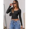 imageANRABESS Women Long Sleeve Crop Tops Scoop Neck Ribbed Knit Tight Slim Fit 2025 Fall Going Out Sexy TShirts Basic Tee ShirtsBlack