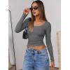 imageANRABESS Women Long Sleeve Crop Tops Scoop Neck Ribbed Knit Tight Slim Fit 2025 Fall Going Out Sexy TShirts Basic Tee ShirtsDeep Grey