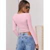 imageANRABESS Women Long Sleeve Crop Tops Scoop Neck Ribbed Knit Tight Slim Fit 2025 Fall Going Out Sexy TShirts Basic Tee ShirtsPink