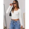 imageANRABESS Women Long Sleeve Crop Tops Scoop Neck Ribbed Knit Tight Slim Fit 2025 Fall Going Out Sexy TShirts Basic Tee ShirtsWhite