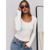 imageANRABESS Women Long Sleeve Crop Tops Scoop Neck Ribbed Knit Tight Slim Fit 2025 Fall Going Out Sexy TShirts Basic Tee ShirtsWhite