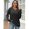 imageANRABESS Women Long Sleeve Shirts Business Casual Tunic Tops Fall Lightweight Sweaters Dressy Blouses 2025 Fashion OutfitsBlack