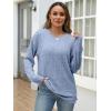 imageANRABESS Women Long Sleeve Shirts Business Casual Tunic Tops Fall Lightweight Sweaters Dressy Blouses 2025 Fashion OutfitsBlue
