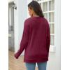 imageANRABESS Women Long Sleeve Shirts Business Casual Tunic Tops Fall Lightweight Sweaters Dressy Blouses 2025 Fashion OutfitsBurgundy