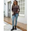 imageANRABESS Women Long Sleeve Shirts Business Casual Tunic Tops Fall Lightweight Sweaters Dressy Blouses 2025 Fashion OutfitsChocolate Brown