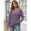 imageANRABESS Women Long Sleeve Shirts Business Casual Tunic Tops Fall Lightweight Sweaters Dressy Blouses 2025 Fashion OutfitsDark Purple