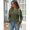 imageANRABESS Women Long Sleeve Shirts Business Casual Tunic Tops Fall Lightweight Sweaters Dressy Blouses 2025 Fashion OutfitsDeep Green